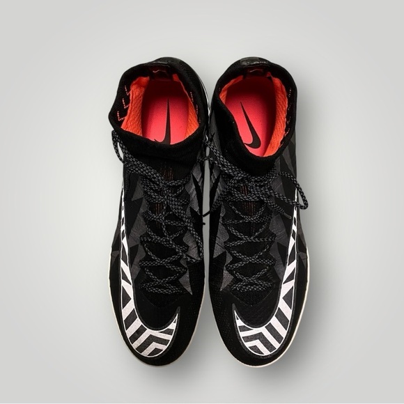 NIKE MERCURIALX PROMIXO STREET IC - BLACK/WHITE/HOT LAVA/ANTHRACITE Sz 9.5 - Picture 3 of 11